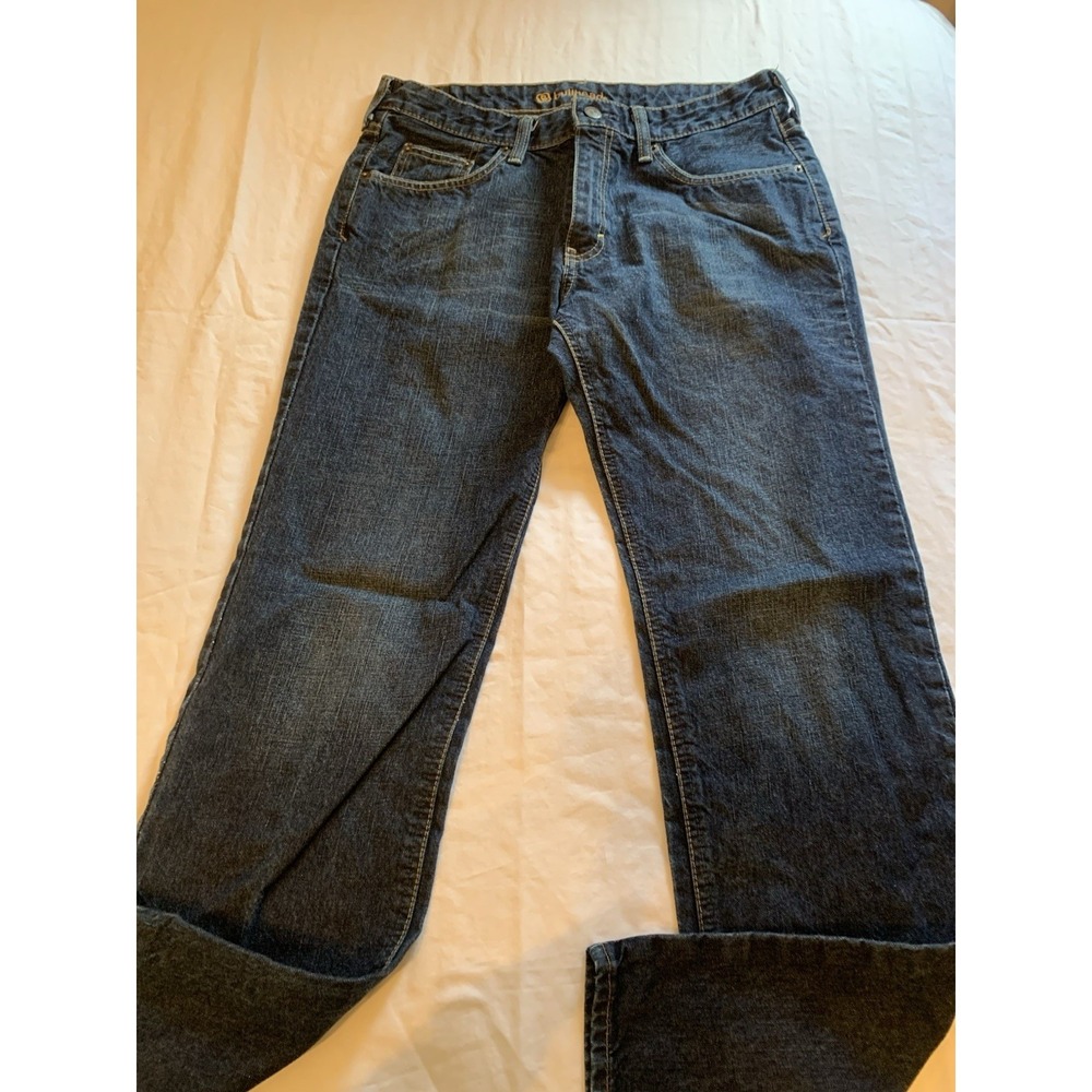 Bullhead Denim Jeans Low Rise Slim W32 L32 Dark Wash